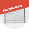 Doppelstabmattenzaun Komplettsets